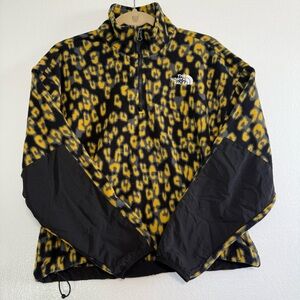 The North Face Printed TKA Kataka 1/4 Zip Fleece Pullover Jacket Women Size S